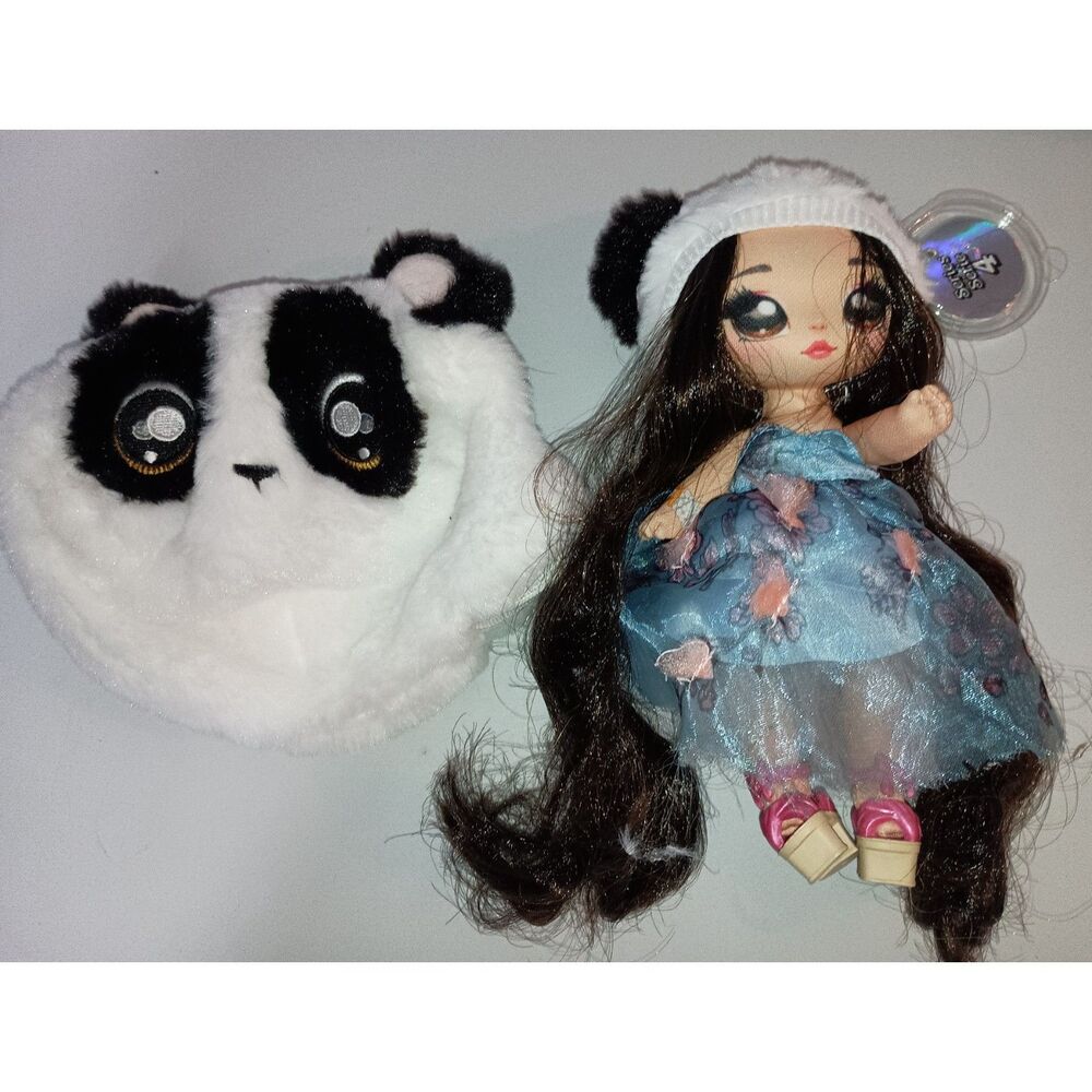 Na Na Na Surprise Panda Family (2 Dolls) & 2 in 1 Panda Keychain Keyring & Doll. - Picture 4 of 5